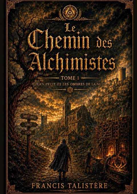 Le Chemin des Alchimistes — Tome 1, couverture